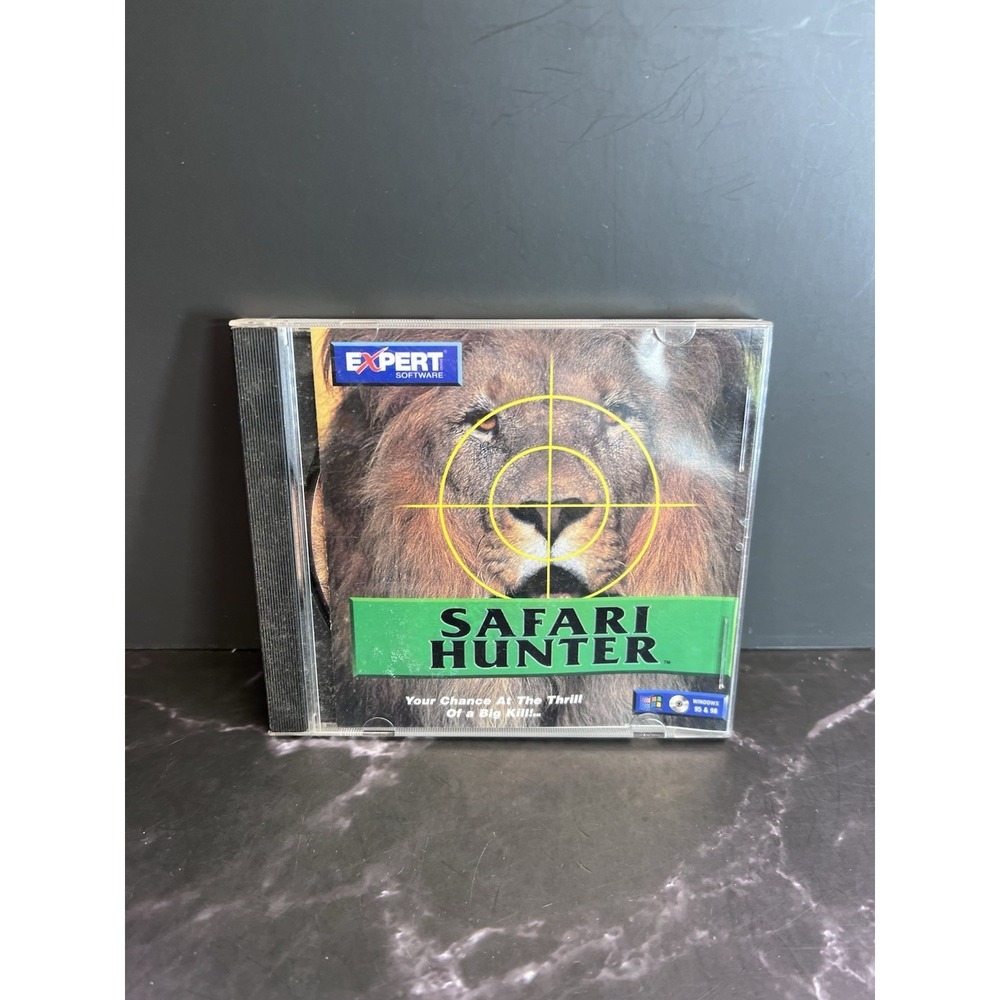Safari Hunter (PC, 1998) Vintage Windows PC Game‎